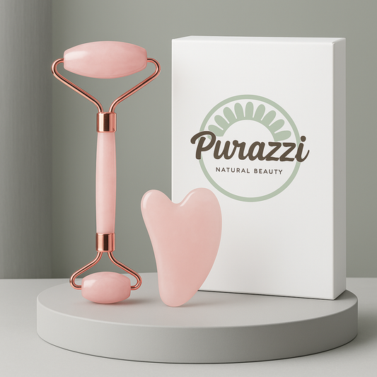 Purazzi Facial Roller & Gua Sha Set